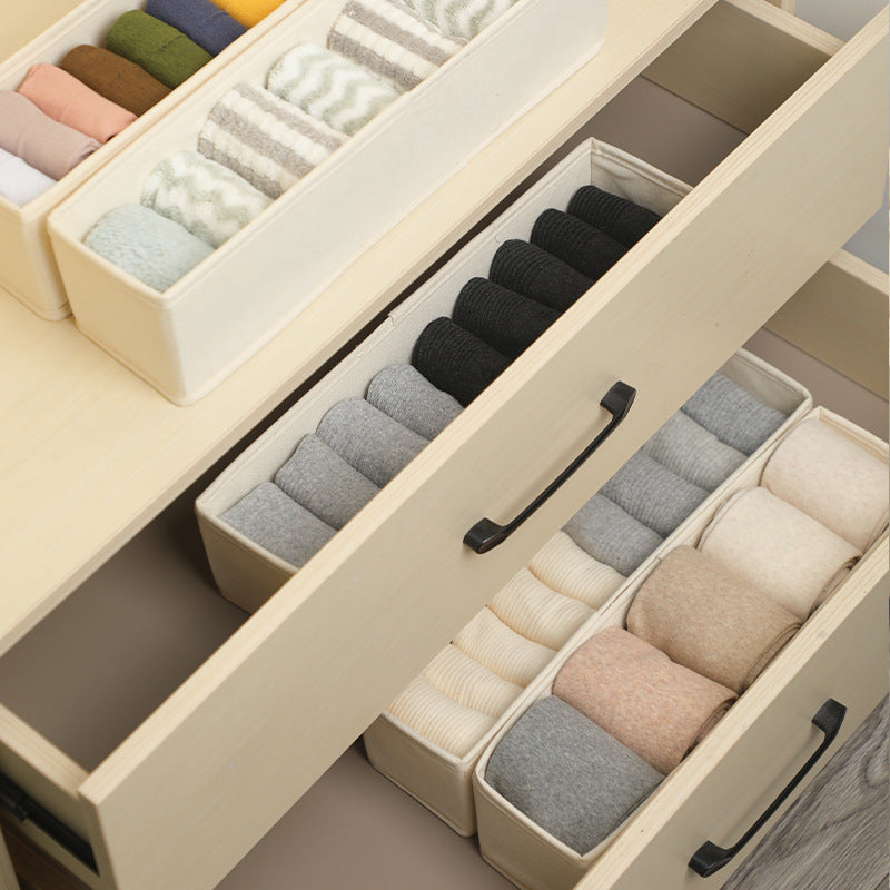 Fabric Drawer Organizer Bins for Clothes & Socks