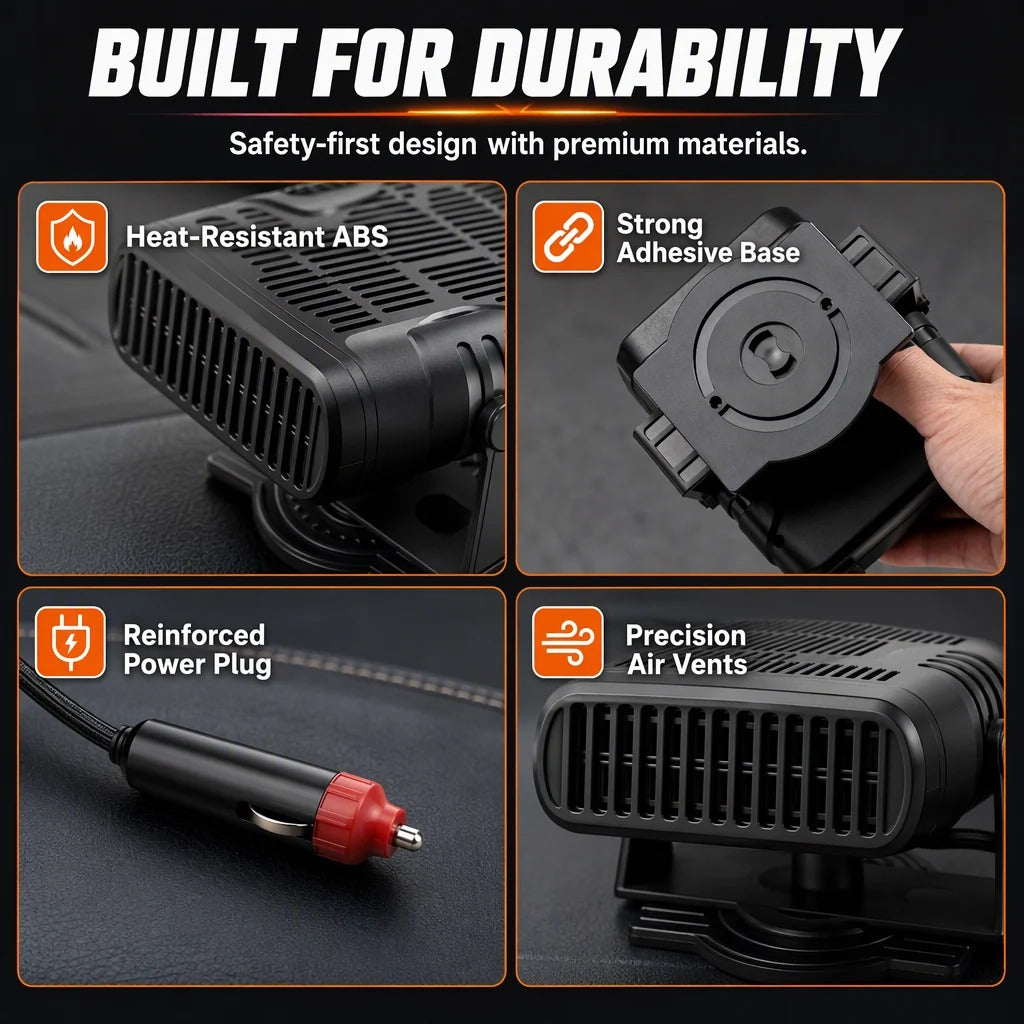 Portable Car Heater 12V/24V – A Warmer Car & Clearer Windshield This Winter ❄️