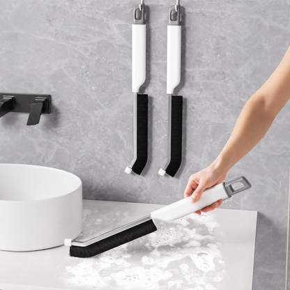 Long-Handle Grout & Crevice Cleaning Brush