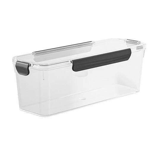 Stackable Clear Pantry Storage Bins with Lids