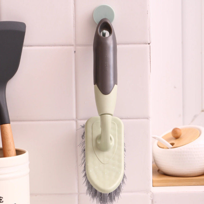 Long-Handled Floor Brush and Crevice Brush