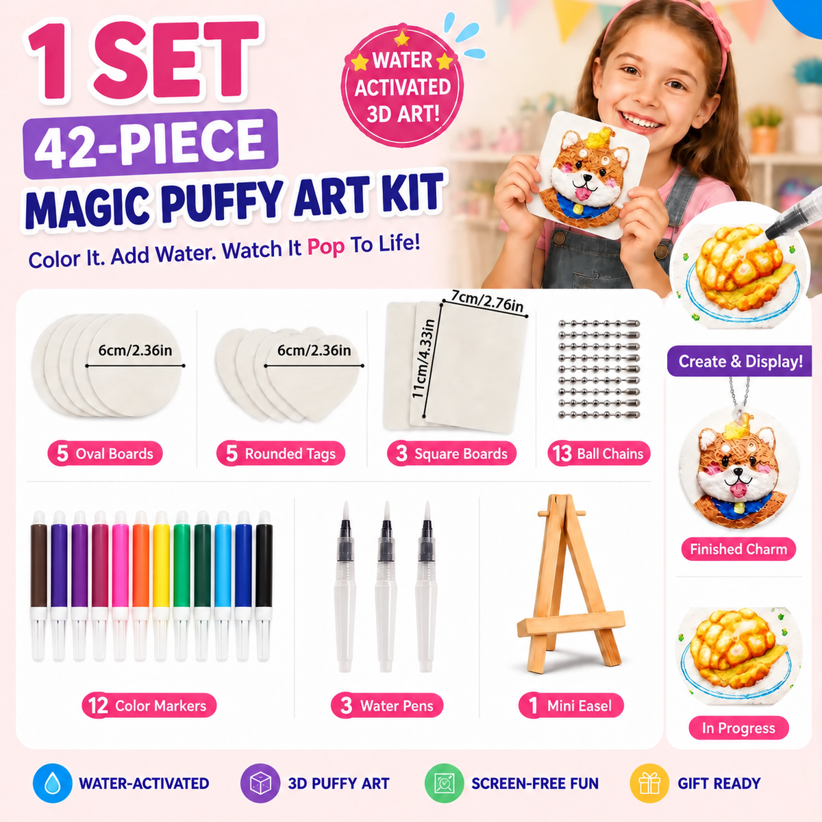 🔥Last Day 69% off🔥3D Puffy Texture Paper- Turn Simple Drawings Into Fun Puffy 3D Art🪄
