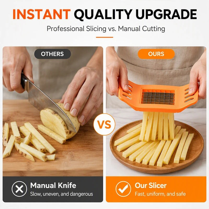 Multi-purpose potato onion cucumber vegetable cutter