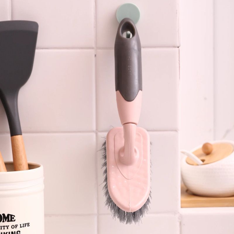 Long-Handled Floor Brush and Crevice Brush