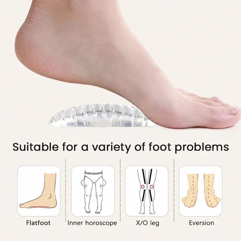 🔥Last Day Buy 1 Get 1🔥🏆2026 New  Silicone Arch Support Insoles🦶