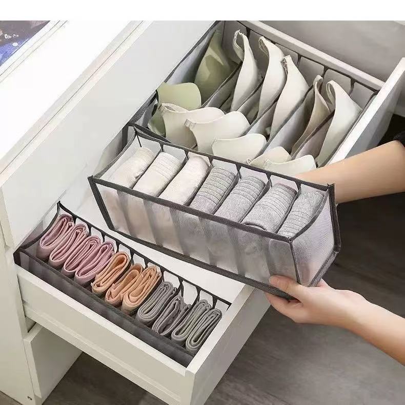 Multi-Compartment Drawer Organizer for Socks & Underwear