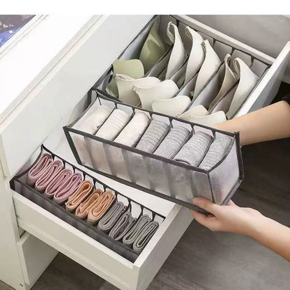 Multi-Compartment Drawer Organizer for Socks & Underwear