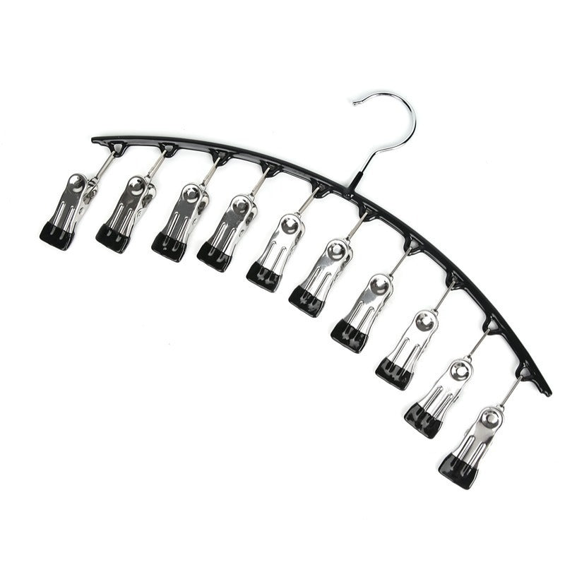 Multi-Clip Laundry Drying Hanger for Socks & Underwear