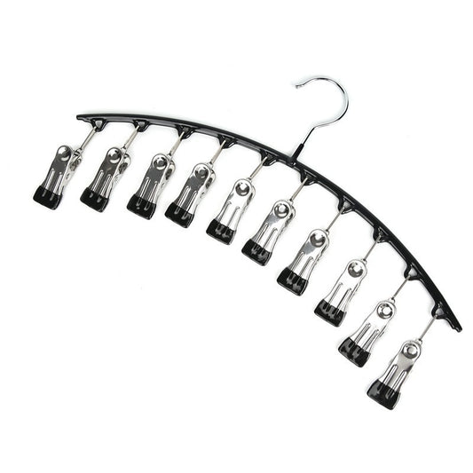 Multi-Clip Laundry Drying Hanger for Socks & Underwear