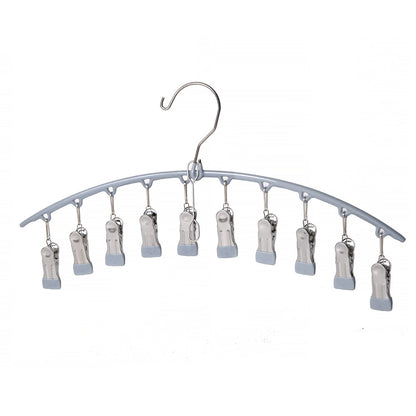 Multi-Clip Laundry Drying Hanger for Socks & Underwear