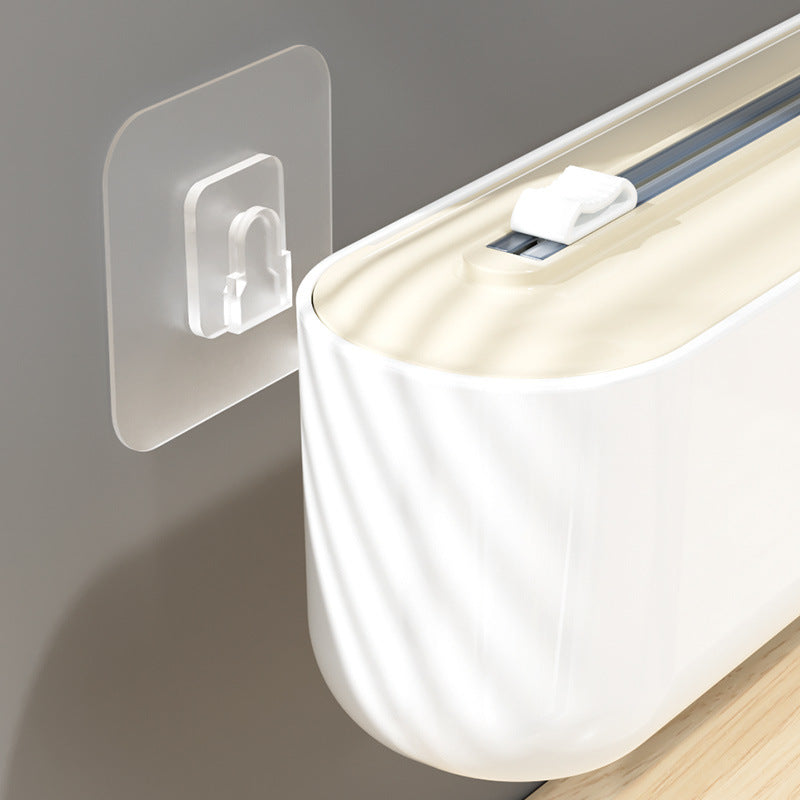 Wall-Mounted Wrap Dispenser with Cutter