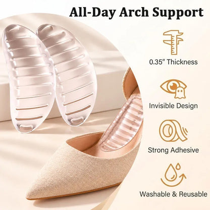 🔥Last Day Buy 1 Get 1🔥🏆2026 New  Silicone Arch Support Insoles🦶