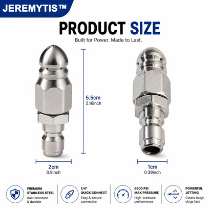 Powerful Pipe Cleaning and Unclogging Nozzle
