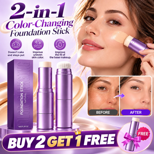 🔥LAST DAY BUY 2 GET 1🔥2 in-1 Color-Changing Foundation Stick✨✨