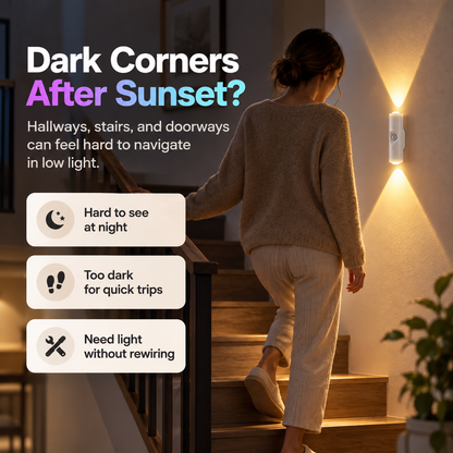 🔥LAST DAY BUY 1 GET 1🔥Magnetic Motion Sensor Light – 12-Color Glow ✨