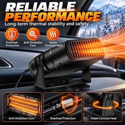Portable Car Heater 12V/24V – A Warmer Car & Clearer Windshield This Winter ❄️